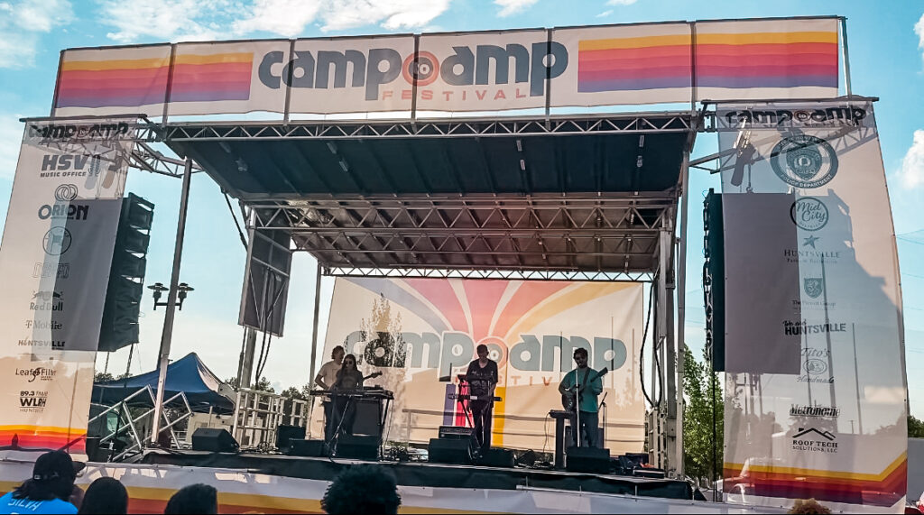 Camp to amp festival
